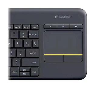 Foto di LOGITECH Tastiera Wireless K400 Plus con Touchpad (Layout Italiano)