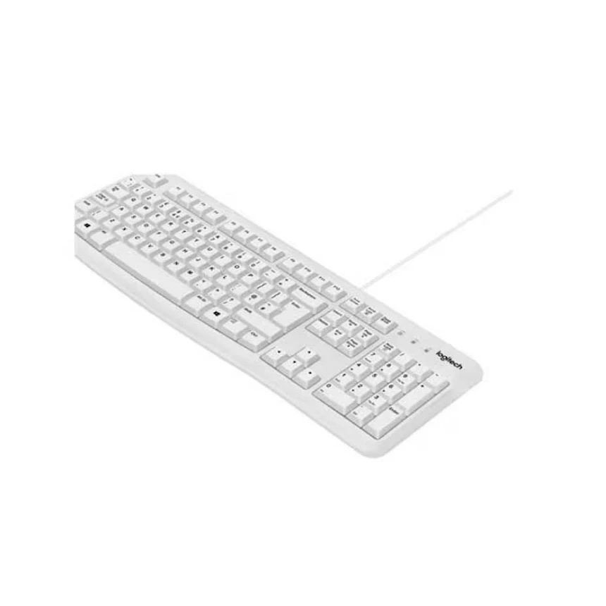 Foto di Logitech Tastiera USB K120 Colore Bianco (Layout Tedesco)